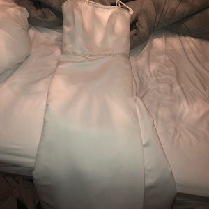 white david’s bridal wedding dress